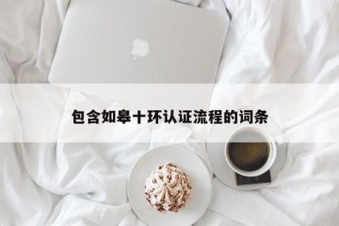 包含如皋十环认证流程的词条